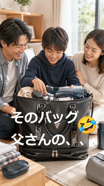 Video by ワールドゴルフ 公式 on August 25, 2026. ポスター、、「回 そのバッグ 父さんの、」というテキストの画像のようです.